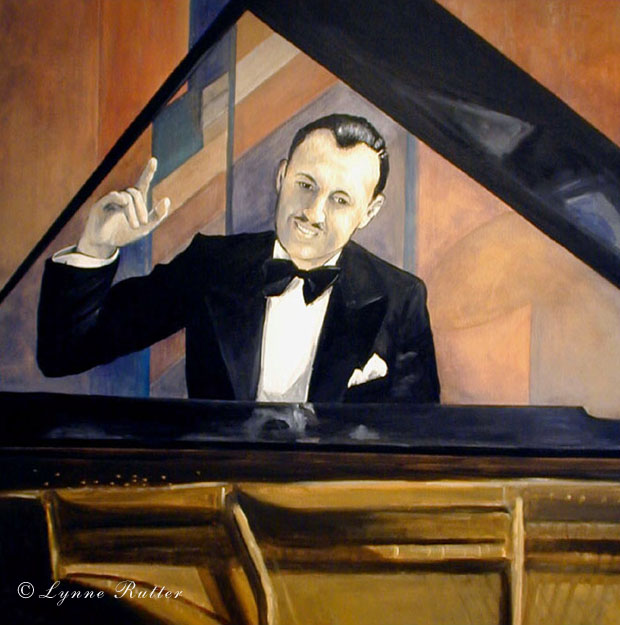 Tuxedos and Cocktails—Val at the Piano